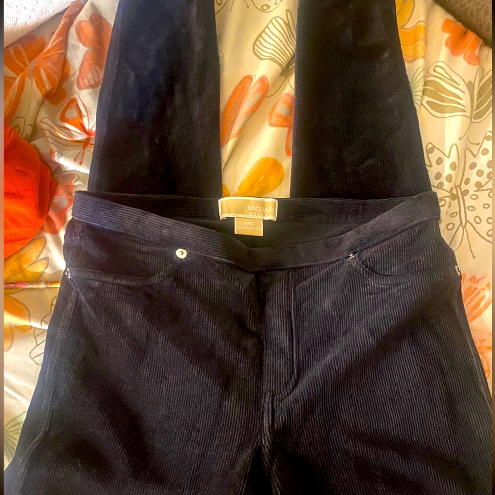 MK velvet black pants